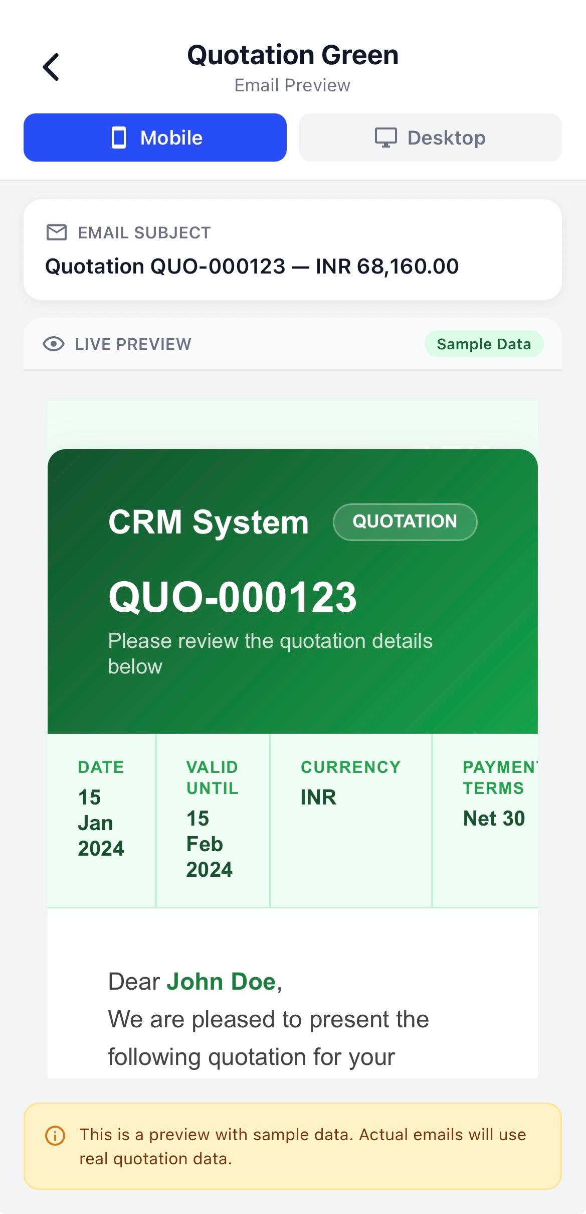 User Profile